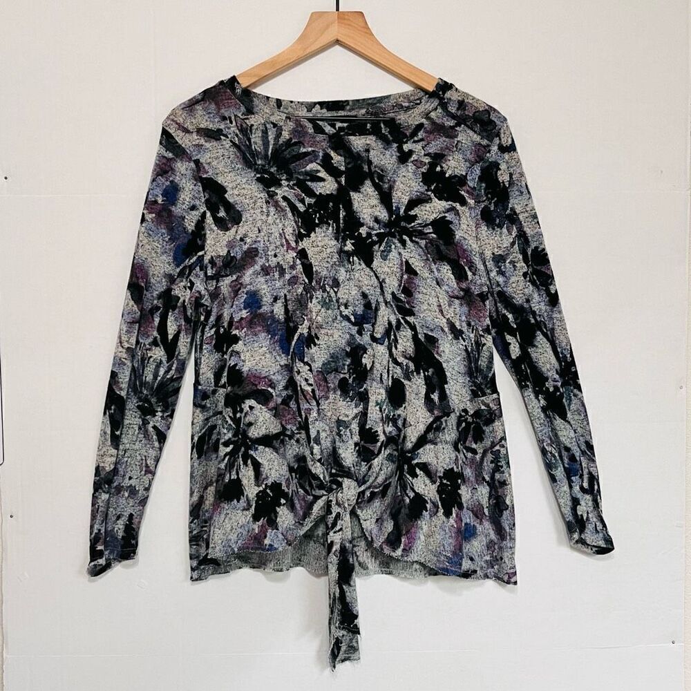 Simply Vera Vera Wang Long Sleeve Top Sz M EUC